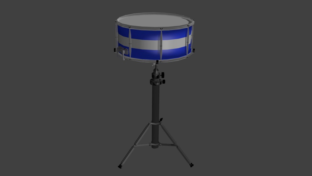 Simple snare drum on stand preview image 1